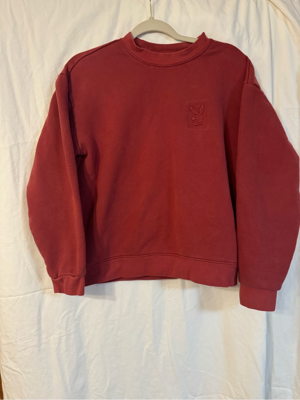 Size S Pacsun Burgundy Playboy Bunny Sweater Long Sleeve